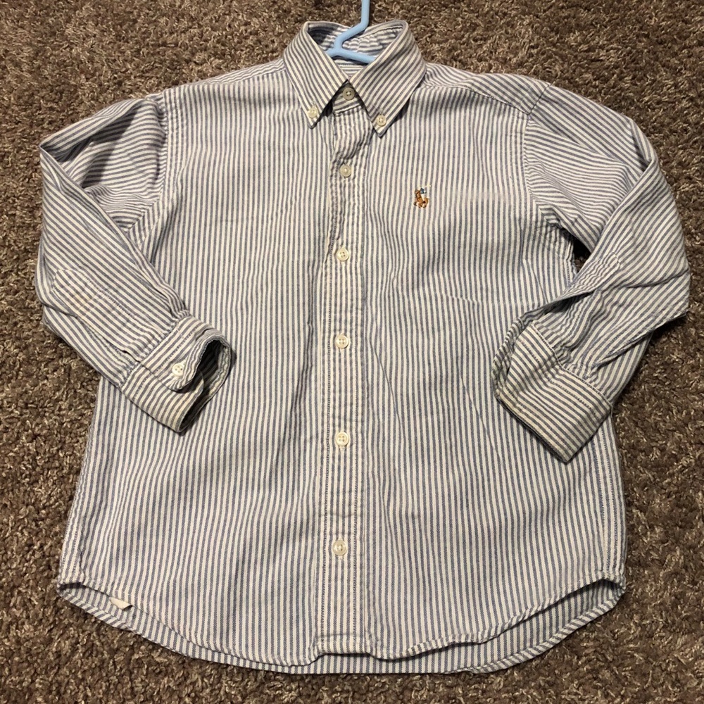 POLO Ralph Lauren boys striped button down size 4